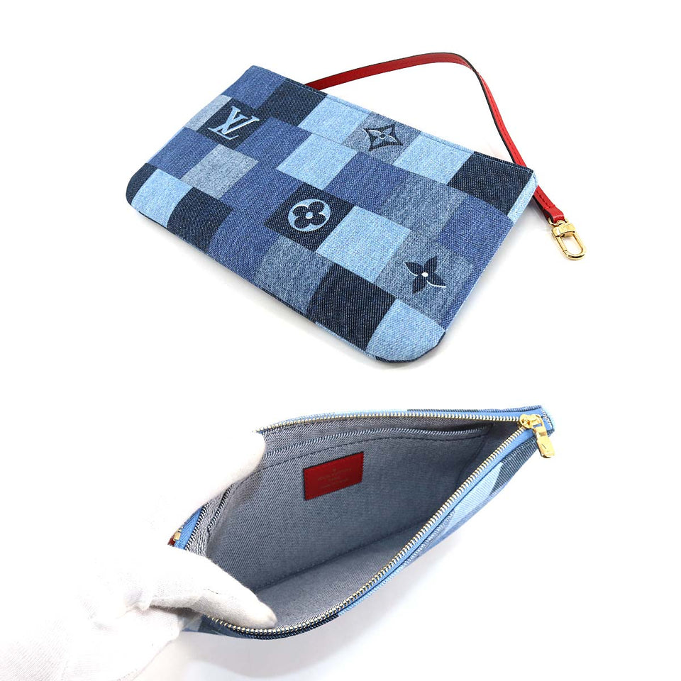 Louis Vuitton Patchwork Denim Monogram Neverfull MM Tote