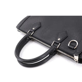Louis Vuitton Taiga Vertical Tote Shoulder Bag Leather Black