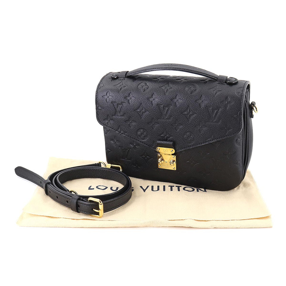 Louis Vuitton Monogram Implant Pochette Metis MM 2Way Shoulder Bag