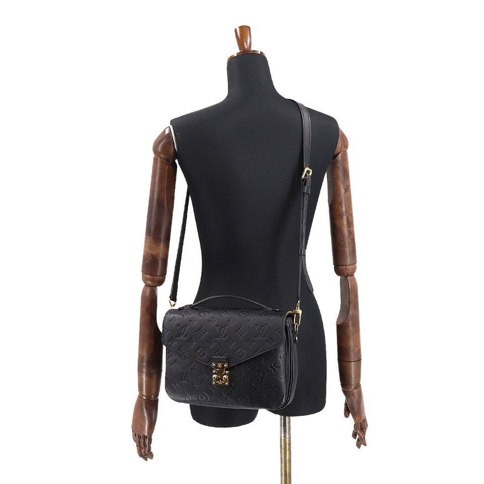 Louis Vuitton Monogram Implant Pochette Metis MM 2Way Shoulder Bag