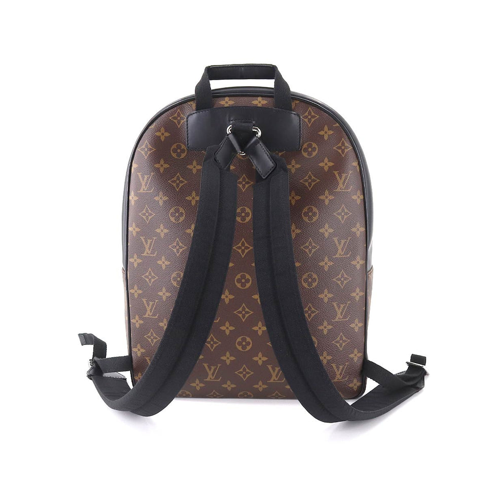 Louis Vuitton Monogram Macassar Josh NV Backpack Rucksack Brown Black