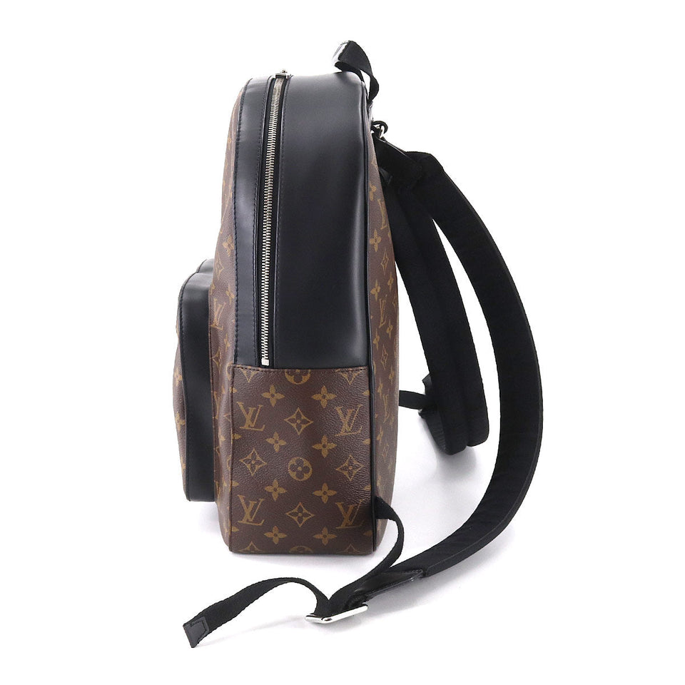 Louis Vuitton Monogram Macassar Josh NV Backpack Rucksack Brown Black