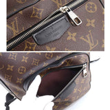 Louis Vuitton Monogram Macassar Josh NV Backpack Rucksack Brown Black