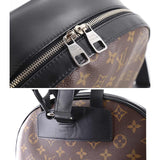 Louis Vuitton Monogram Macassar Josh NV Backpack Rucksack Brown Black
