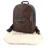Louis Vuitton Monogram Macassar Josh NV Backpack Rucksack Brown Black