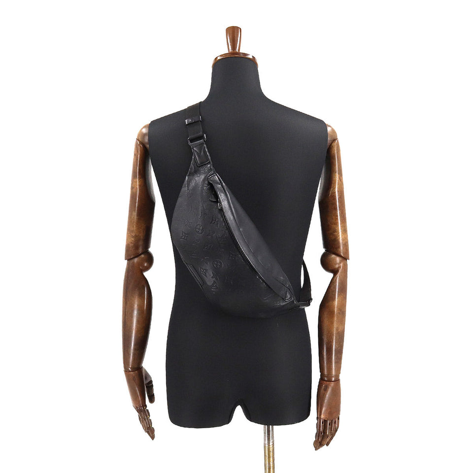 Louis Vuitton Monogram Shadow Discovery Bumbag Body Bag Leather