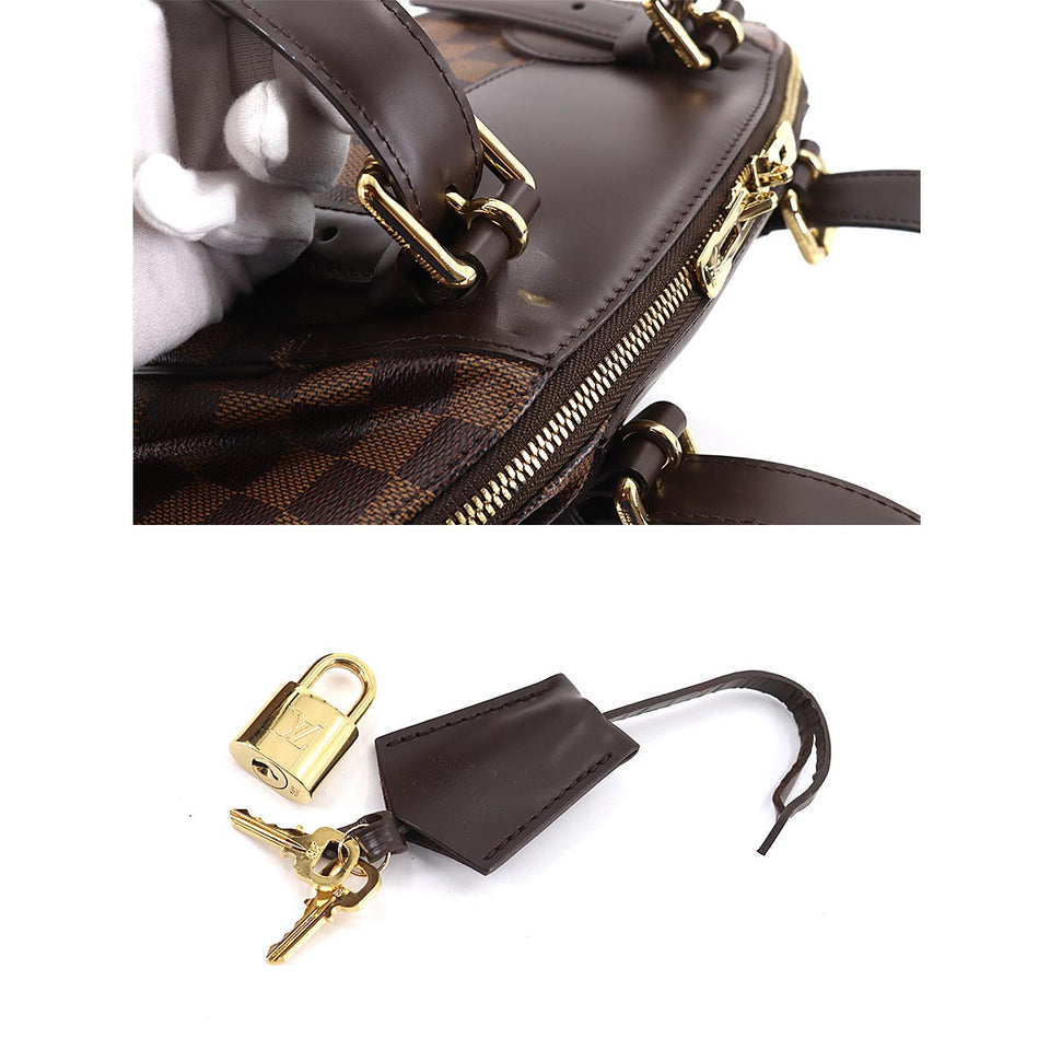 Louis Vuitton Damier Verona MM Shoulder Bag Ebene