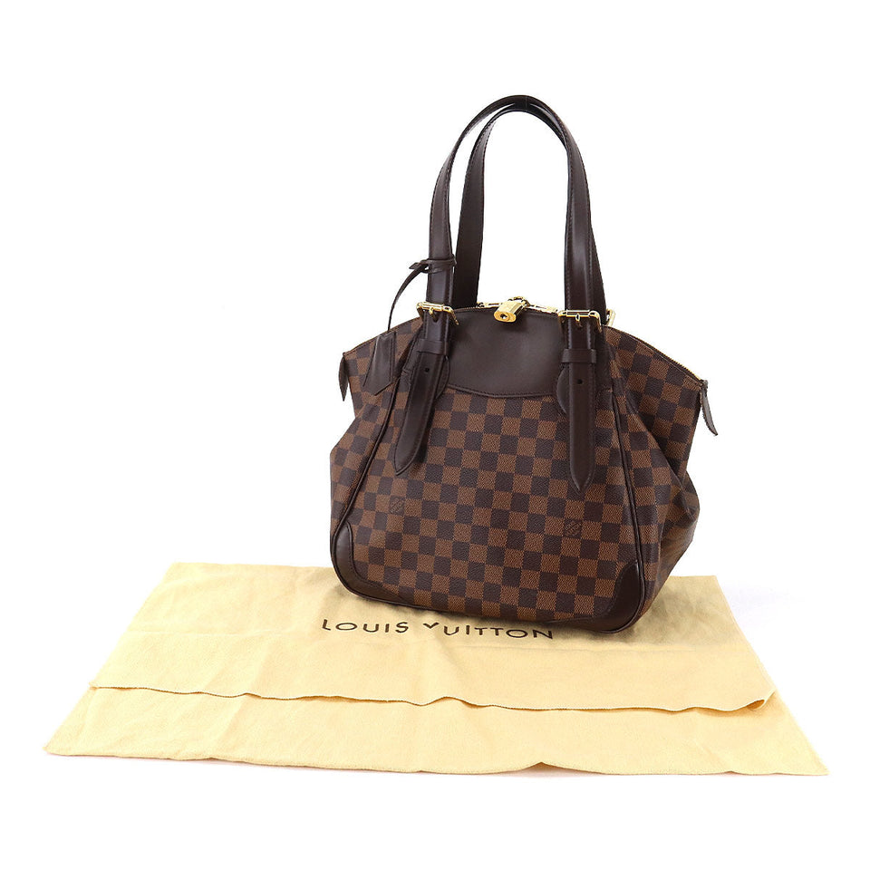 Louis Vuitton Damier Verona MM Shoulder Bag Ebene