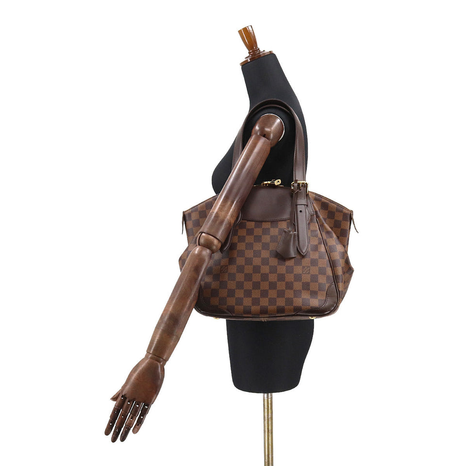 Louis Vuitton Damier Verona MM Shoulder Bag Ebene