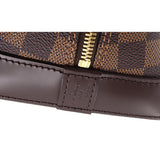 Louis Vuitton Damier Alma PM Hand Bag Ebene Brown Gold Metal