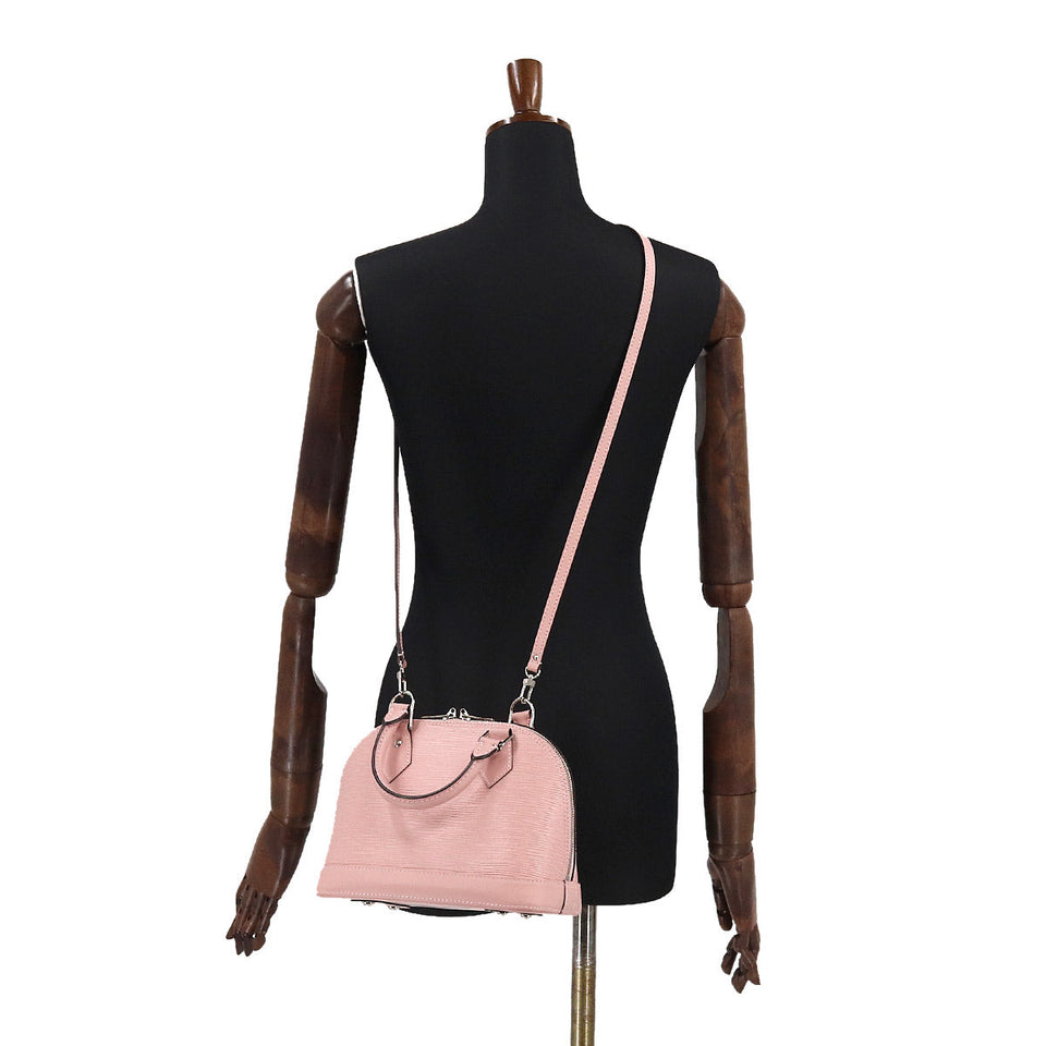 Louis Vuitton Epi Alma BB 2Way Hand Shoulder Bag Leather