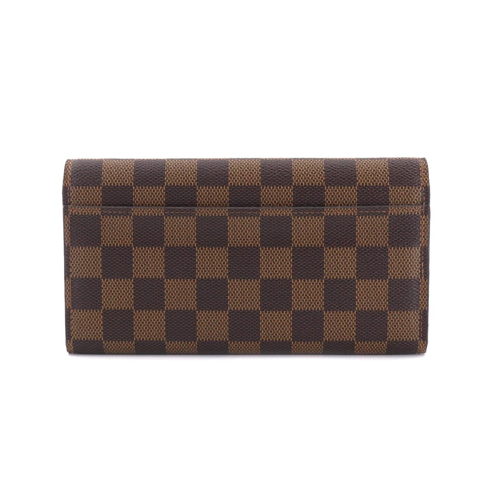 Louis Vuitton Damier Portefeuille Sarah Folio Long Wallet