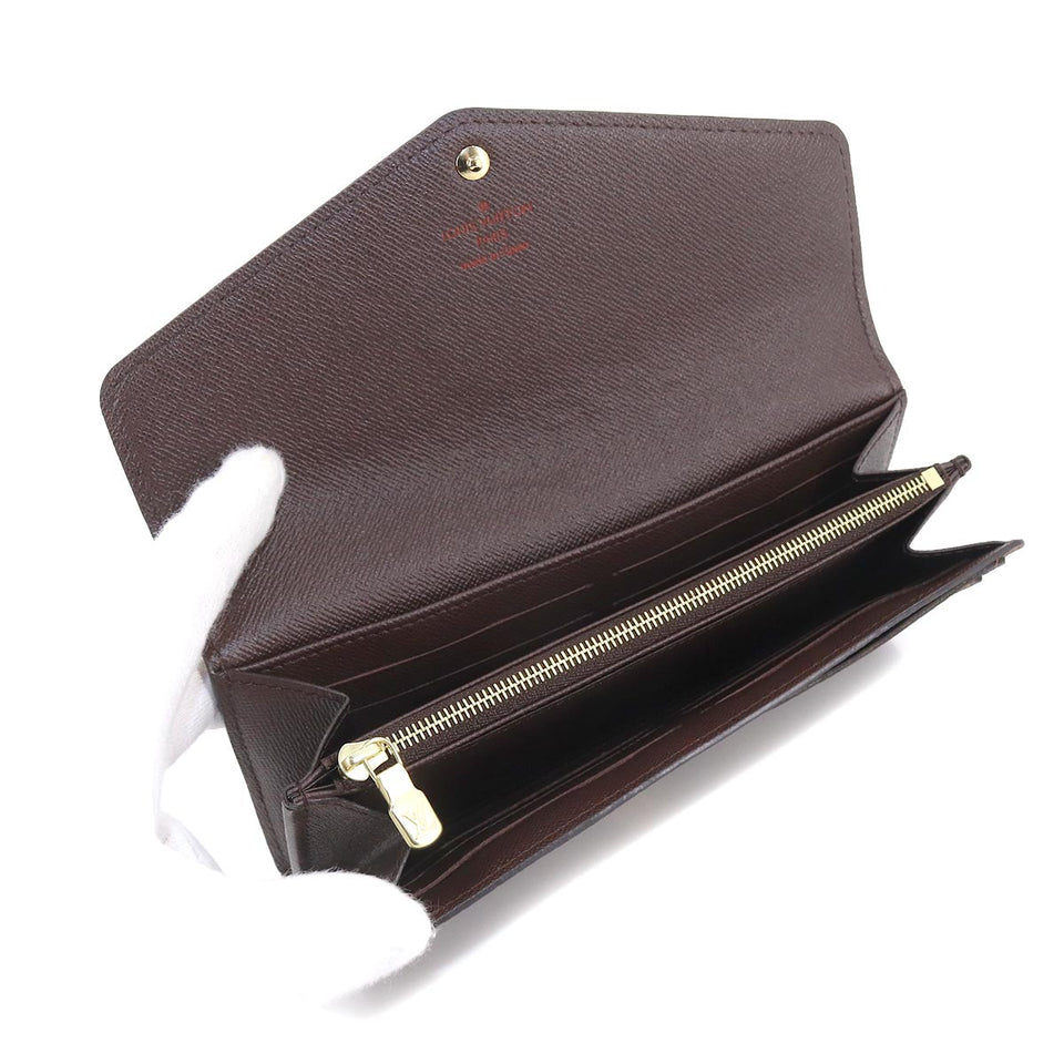 Louis Vuitton Damier Portefeuille Sarah Folio Long Wallet