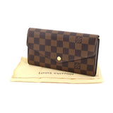 Louis Vuitton Damier Portefeuille Sarah Folio Long Wallet