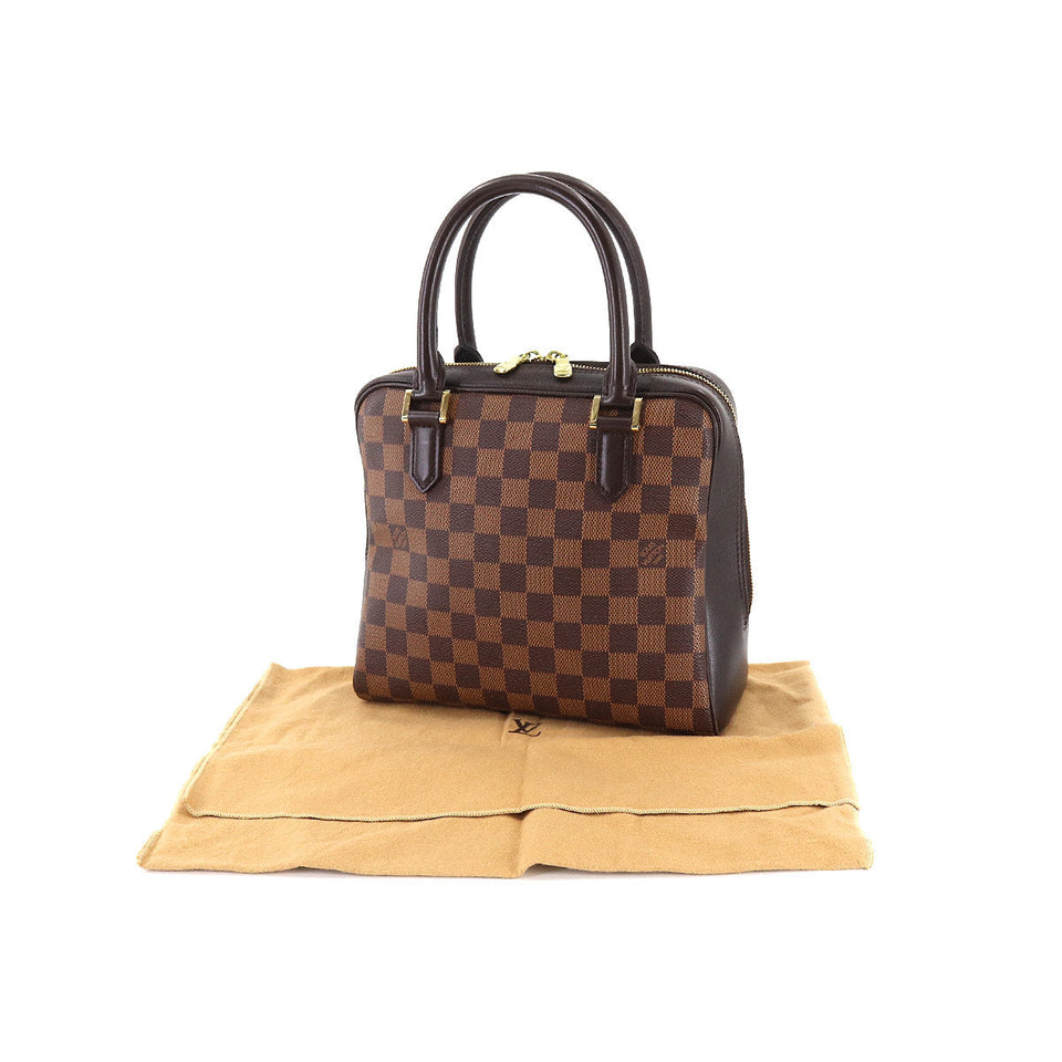 Louis Vuitton Damier Brera Hand Bag Ebene Brown