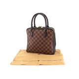 Louis Vuitton Damier Brera Hand Bag Ebene Brown