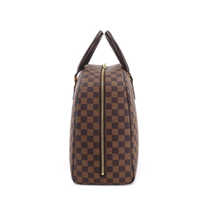 Louis Vuitton Damier Nolita 24 Boston Bag Ebene Brown