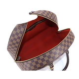 Louis Vuitton Damier Nolita 24 Boston Bag Ebene Brown