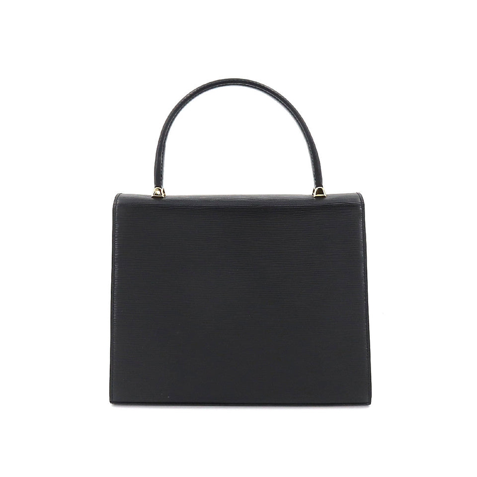 Louis Vuitton Epi Malesherbes Hand Bag Leather Noir Black