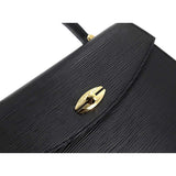 Louis Vuitton Epi Malesherbes Hand Bag Leather Noir Black