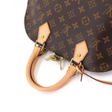 Louis Vuitton Monogram Alma PM Hand Bag Brown Gold Hardware