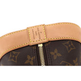 Louis Vuitton Monogram Alma PM Hand Bag Brown Gold Hardware