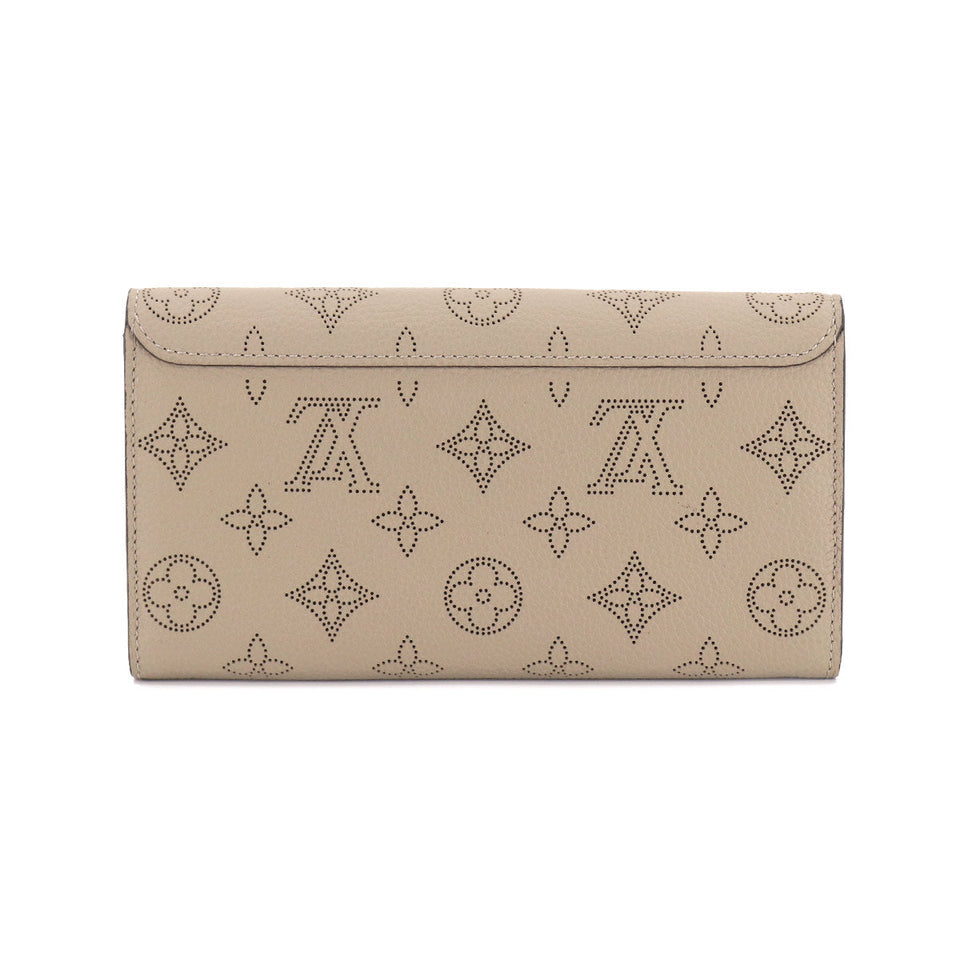 Louis Vuitton Mahina Portefeuille Iris Folio Long Wallet Leather