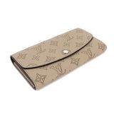 Louis Vuitton Mahina Portefeuille Iris Folio Long Wallet Leather