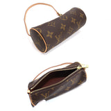 Louis Vuitton Monogram Papillon 30 Hand Bag Pouch Gold Metal