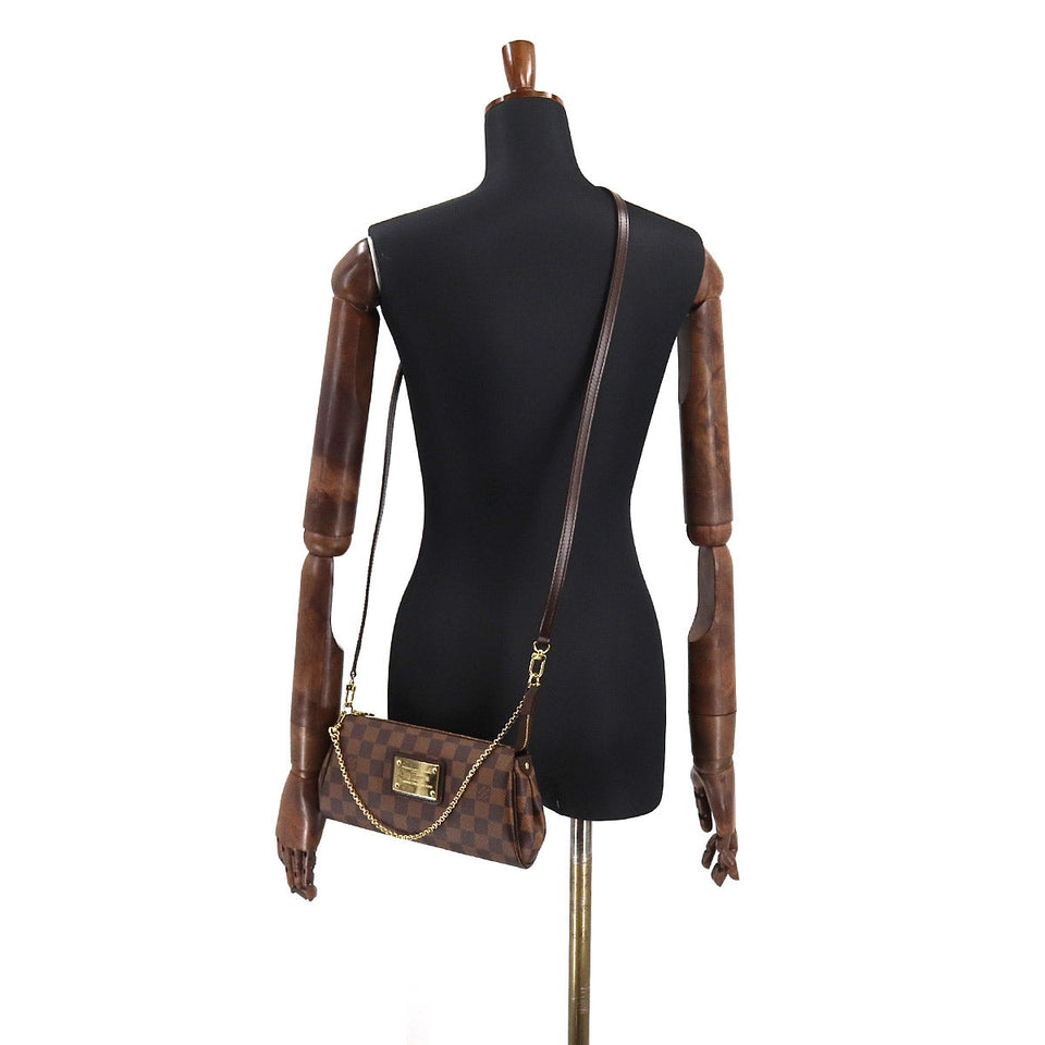 Louis Vuitton Damier Eva 2way Hand Shoulder Bag Crossbody