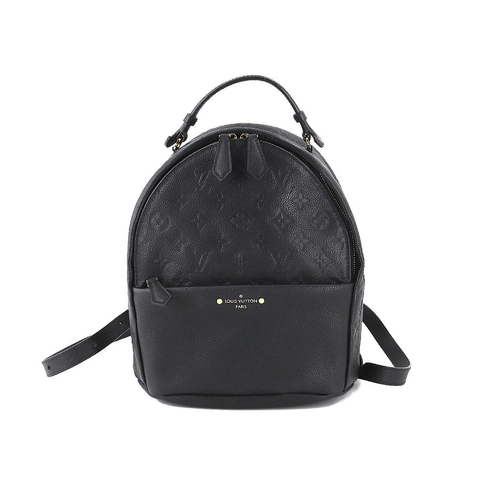 Louis Vuitton Monogram Empreinte Sorbonne Backpack Leather Noir