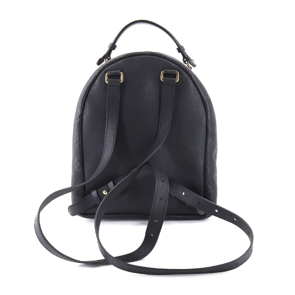 Louis Vuitton Monogram Empreinte Sorbonne Backpack Leather Noir