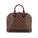 Louis Vuitton Damier Alma PM Hand Bag Ebene Brown