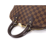 Louis Vuitton Damier Alma PM Hand Bag Ebene Brown