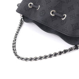 Louis Vuitton Mahina Bella 2way Shoulder Hand Bag Leather Noir