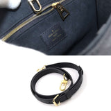 Louis Vuitton Monogram Emplant Onthego PM 2way Tote Bag Noir