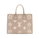 Louis Vuitton Bicolor Monogram Implant On the Go MM 2way Tote Bag