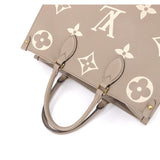 Louis Vuitton Bicolor Monogram Implant On the Go MM 2way Tote Bag