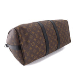 Louis Vuitton Monogram Macassar Keepall Bandouliere 45 Shoulder Bag