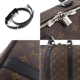 Louis Vuitton Monogram Macassar Keepall Bandouliere 45 Shoulder Bag