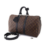 Louis Vuitton Monogram Macassar Keepall Bandouliere 45 Shoulder Bag