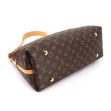 Louis Vuitton Monogram Carryall NM MM Shoulder Bag Brown