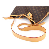 Louis Vuitton Monogram Carryall NM MM Shoulder Bag Brown