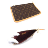 Louis Vuitton Monogram Carryall NM MM Shoulder Bag Brown