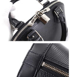 Louis Vuitton Epi Alma BB 2Way Hand Shoulder Bag Leather Noir