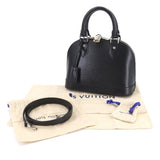 Louis Vuitton Epi Alma BB 2Way Hand Shoulder Bag Leather Noir