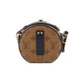 Louis Vuitton Monogram Reverse Mini Boite Chapeau Shoulder Bag Brown
