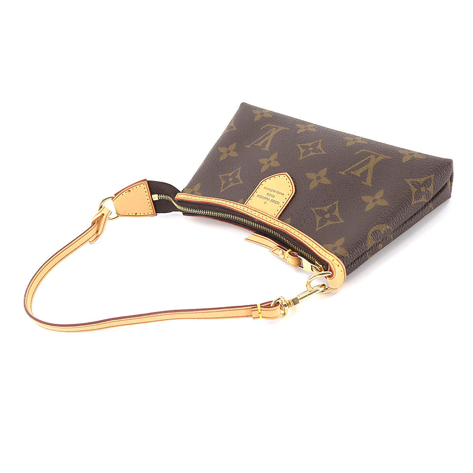 Louis Vuitton Monogram Mini Pochette Delightful Hand Bag Brown