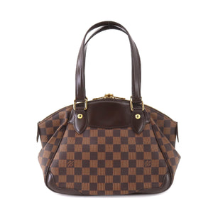 Louis Vuitton Damier Verona PM Hand Bag Ebene Brown