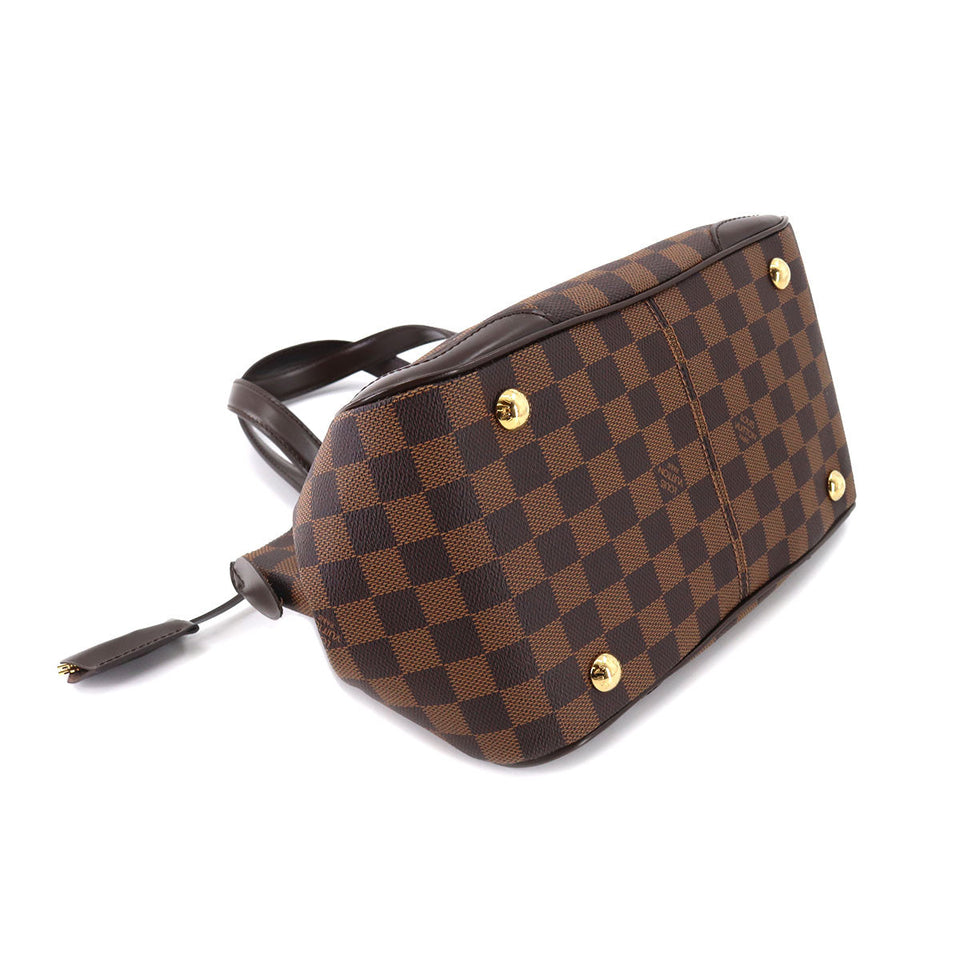 Louis Vuitton Damier Verona PM Hand Bag Ebene Brown